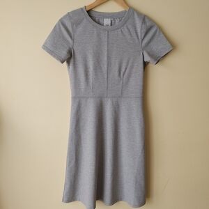 ICHI Stretch Midi Dress‎ size XS gray